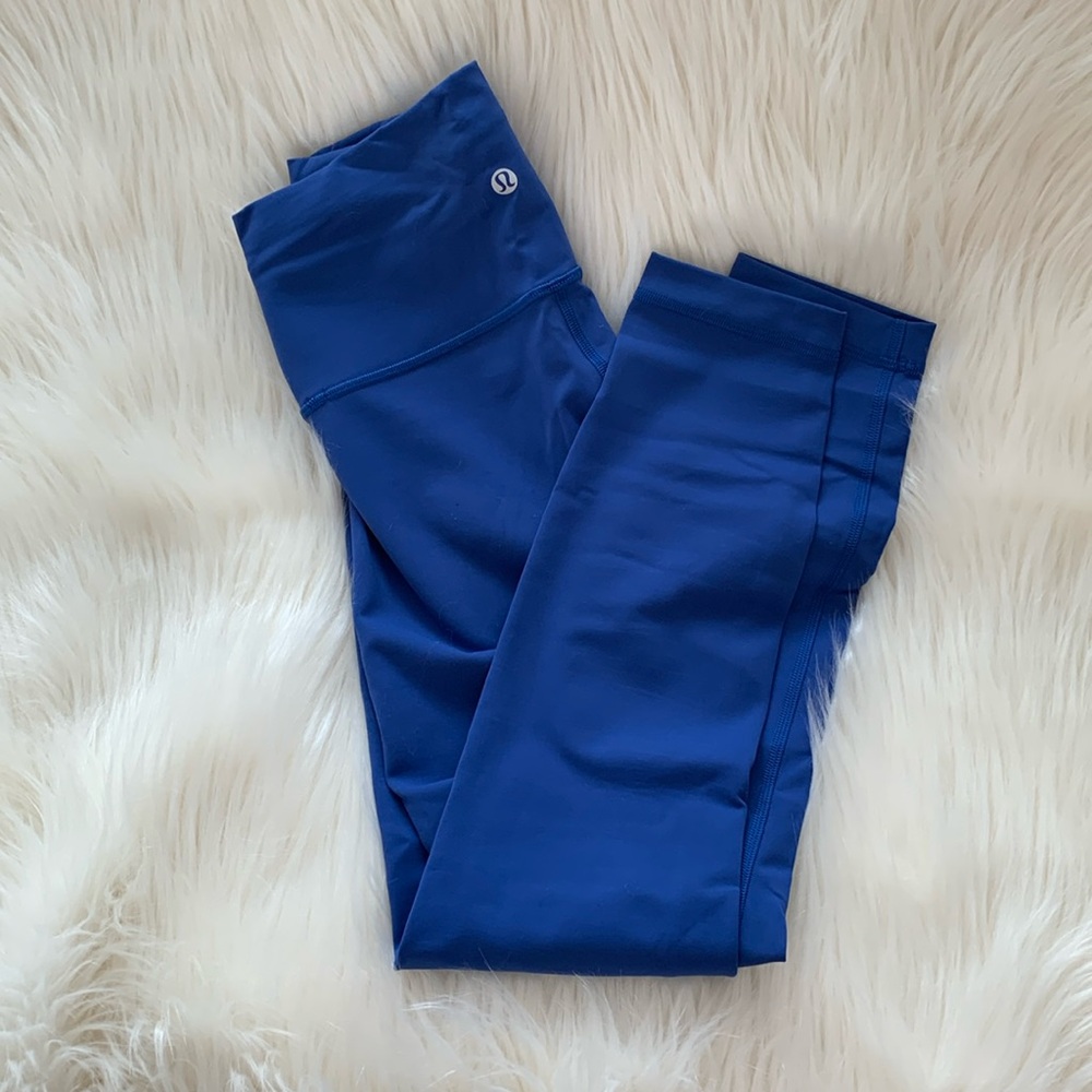 Lululemon Wunder Train 25” Regatta Blue Size 6